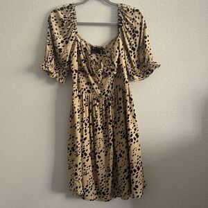 ASOS DESIGN Babydoll Mini Skater Dress